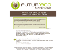 Tablet Screenshot of futureco-materiaux.fr